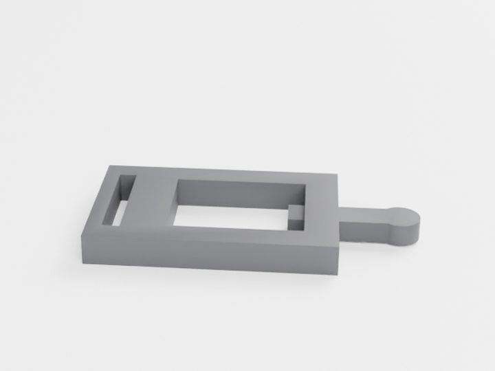 MJF 3D printed nylon side-release buckle